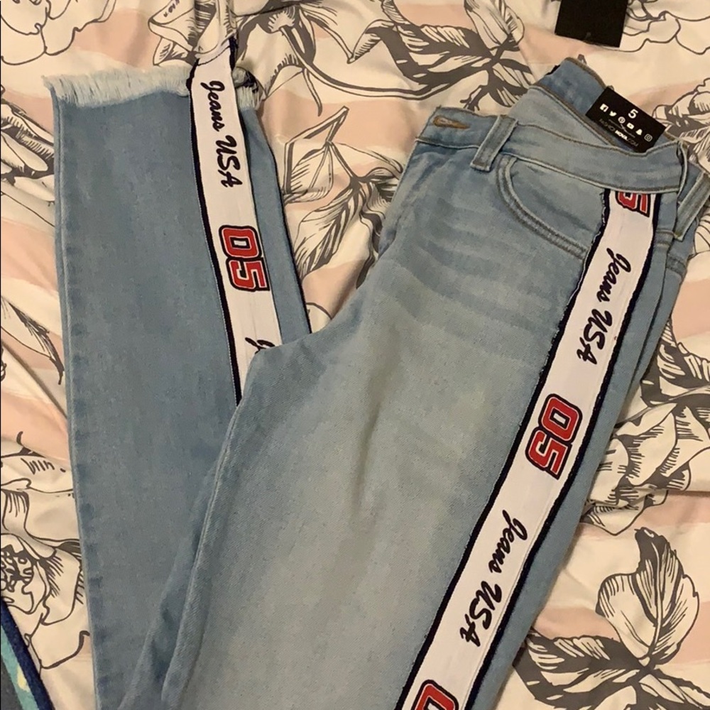 Fashion nova high waste jeans